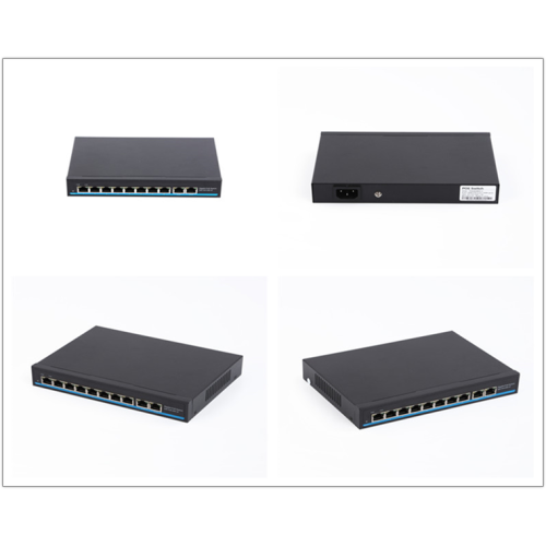 8 Порт 1000 Мбит / с Ethernet Switch Powered Poe